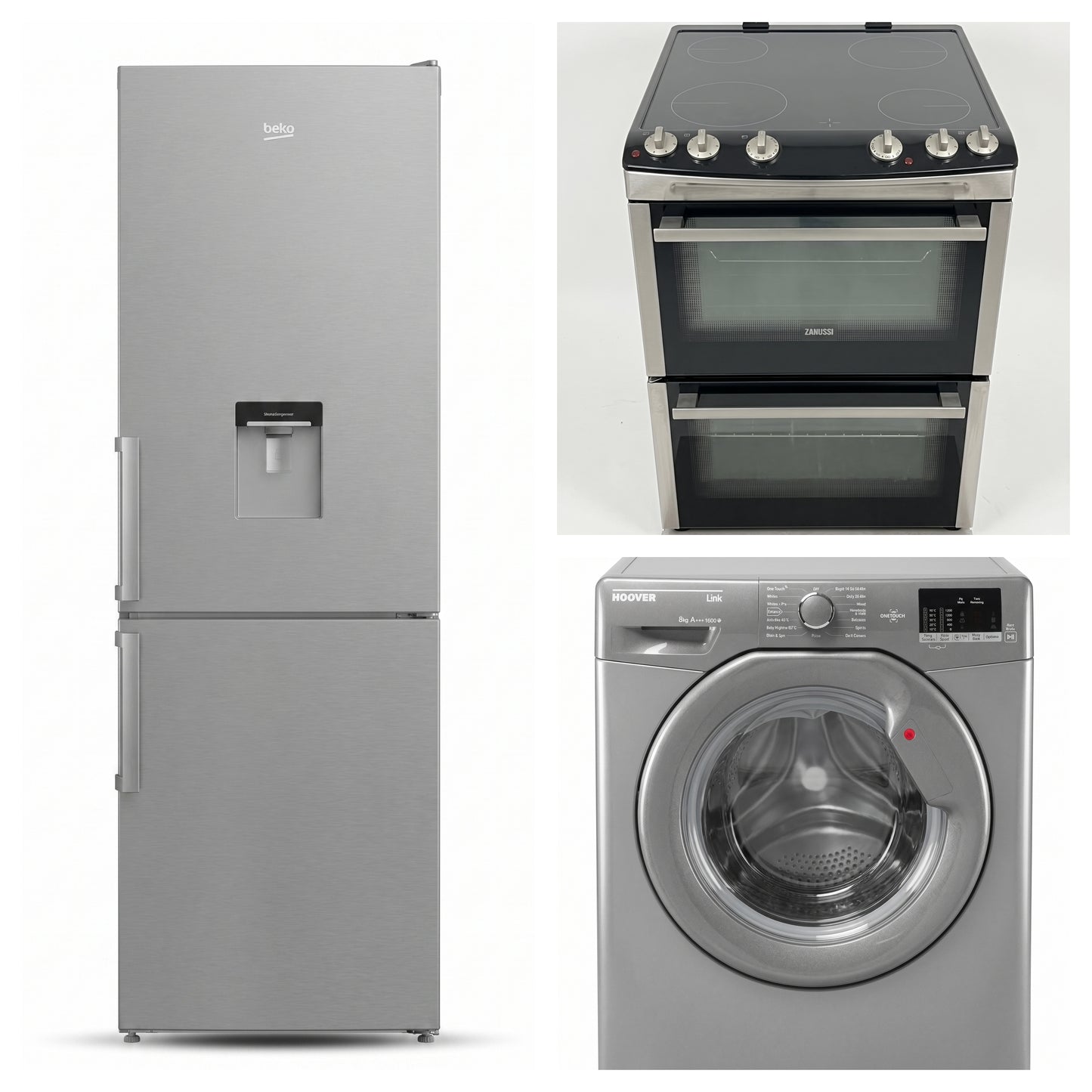 Fridge Freezer, Cooker, Washing Machine