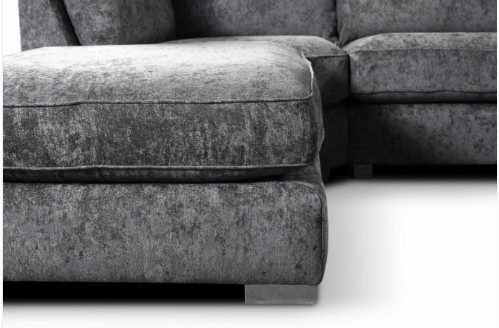 Bishop U-Shape Sofa Alaska Platinum
