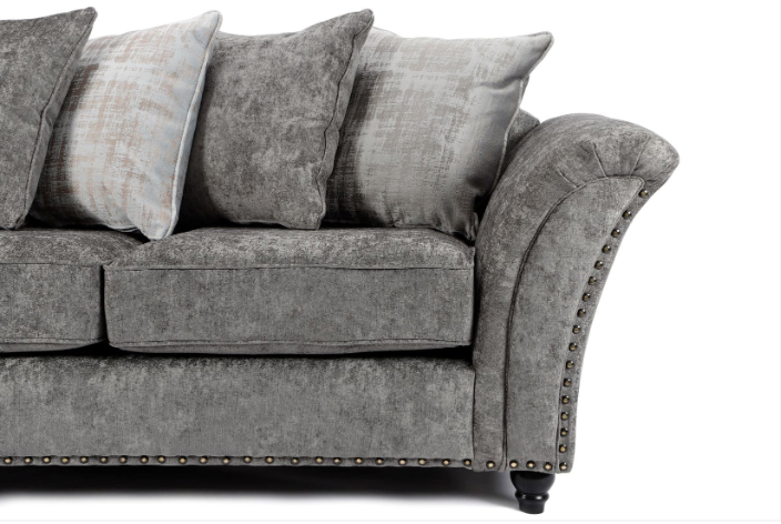 Cambridge Scatter Back 2 Seater Sofa Alaska Platinum