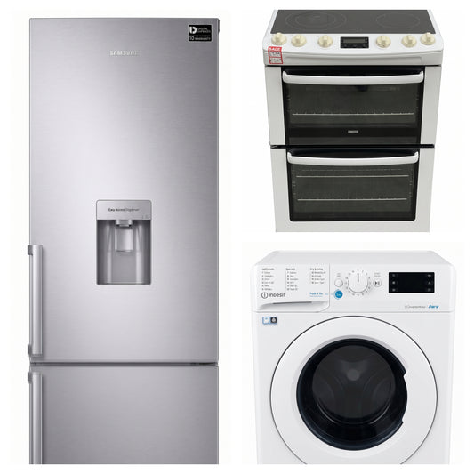 Fridge Freezer, Cooker, Washing Machine