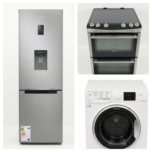 Fridge Freezer, Cooker, Washing Machine