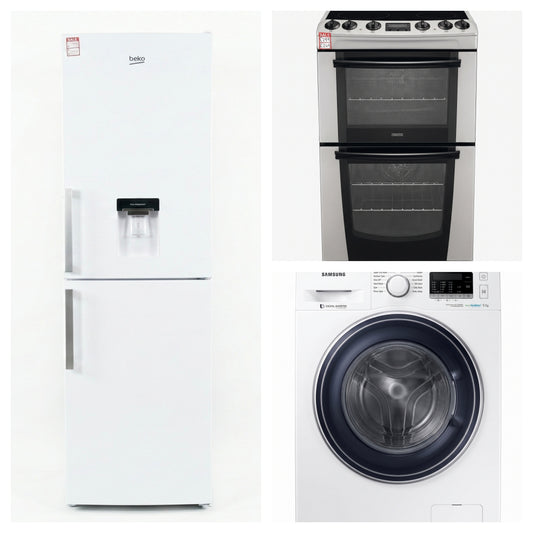 Fridge Freezer, Cooker, Washing Machine