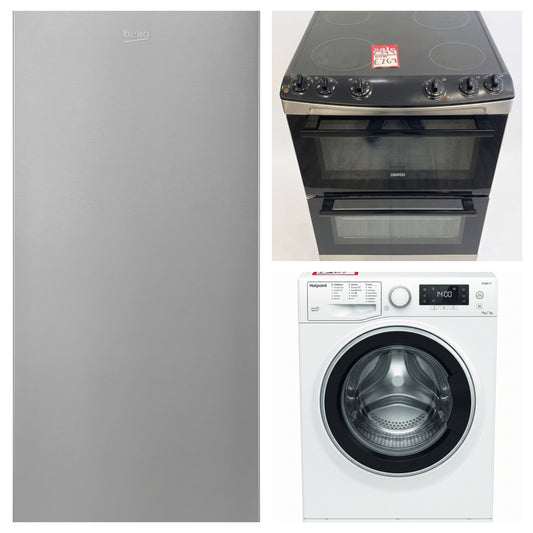 Fridge Freezer, Cooker, Washing Machine