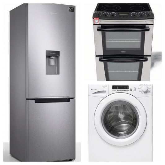 Fridge Freezer, Cooker, Washing Machine