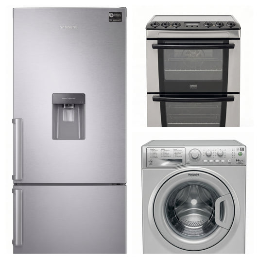 Fridge Freezer, Cooker, Washing Machine