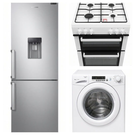 Fridge Freezer, Cooker, Washing Machine