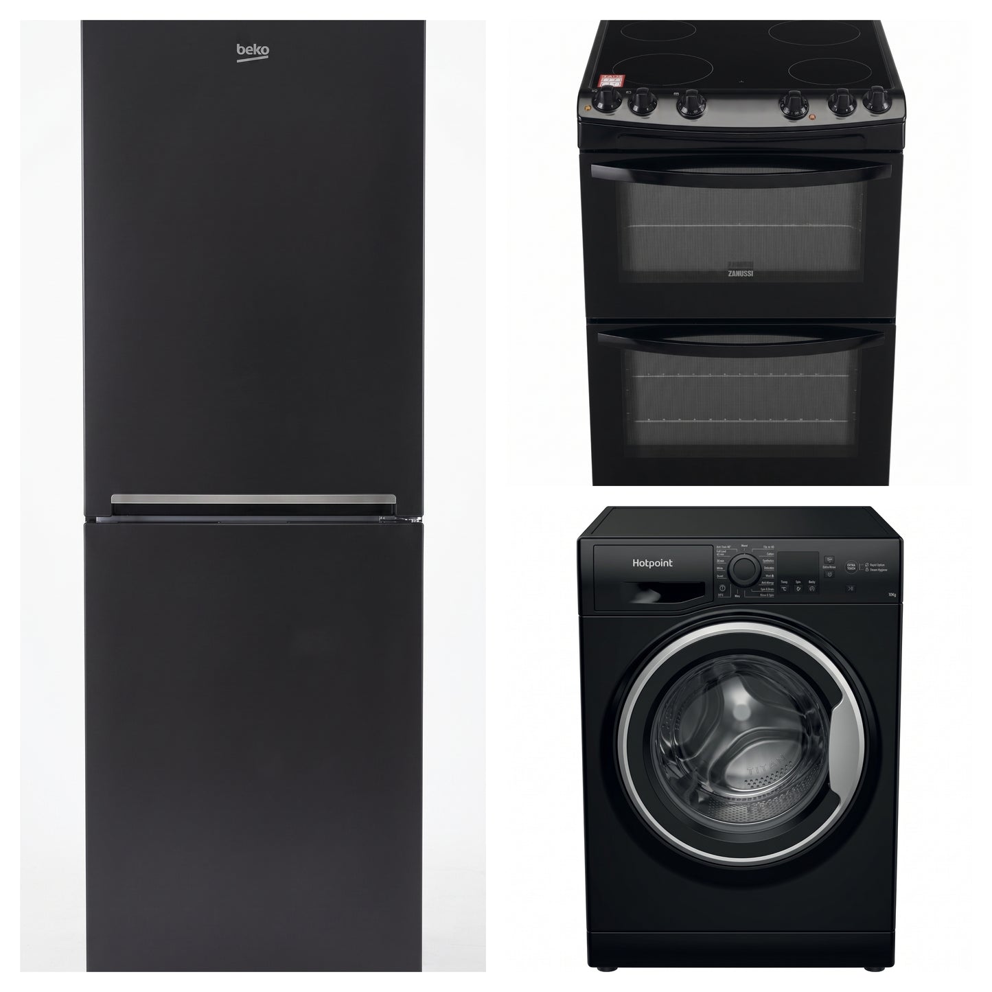 Fridge Freezer, Cooker, Washing Machine