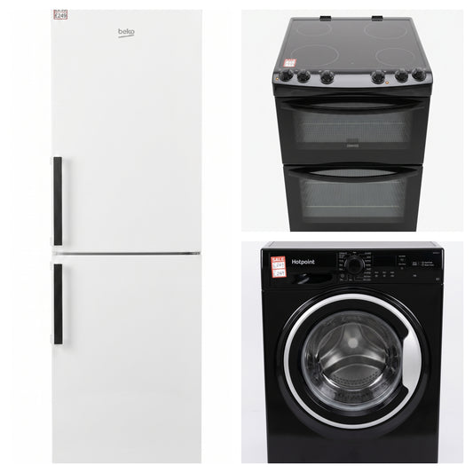 Fridge Freezer, Cooker, Washing Machine