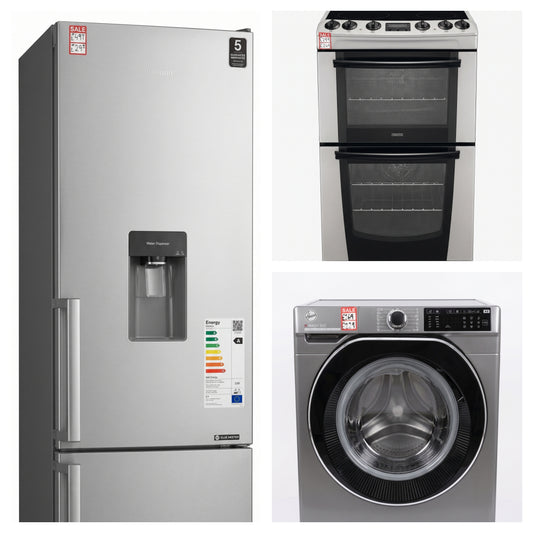 Fridge Freezer, Cooker, Washing Machine