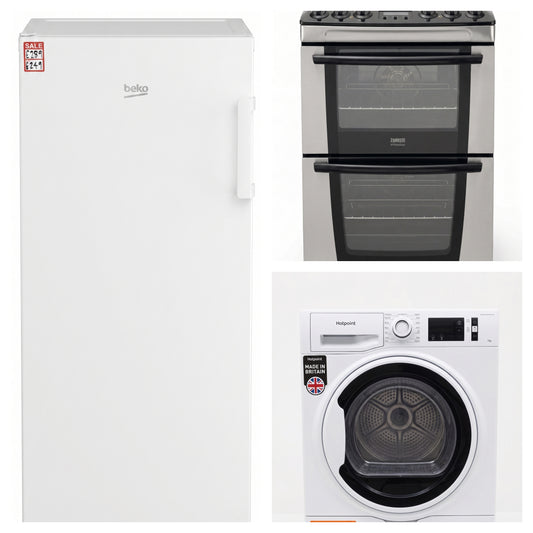 Fridge Freezer, Cooker, Washing Machine