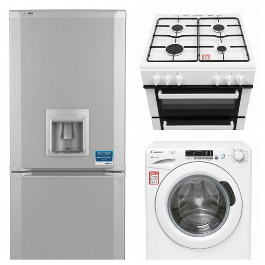 Fridge Freezer, Cooker, Washing Machine