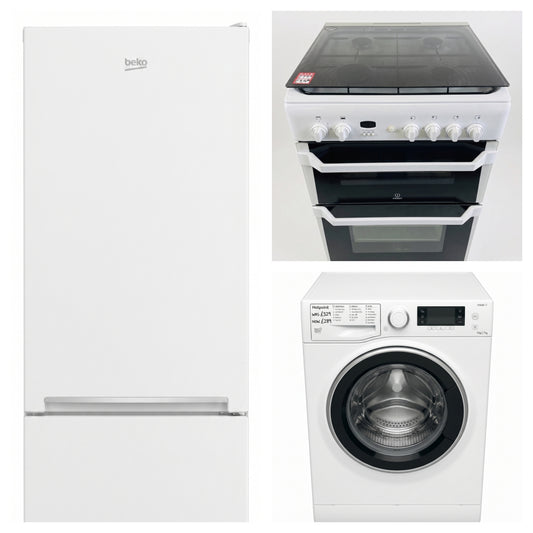 Fridge Freezer, Cooker, Washing Machine