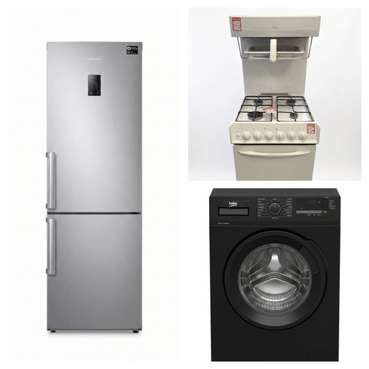 Fridge Freezer, Cooker, Washing Machine