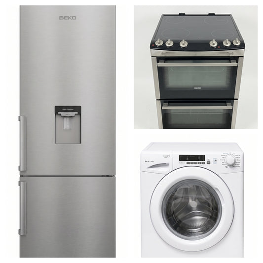 Fridge Freezer, Cooker, Washing Machine