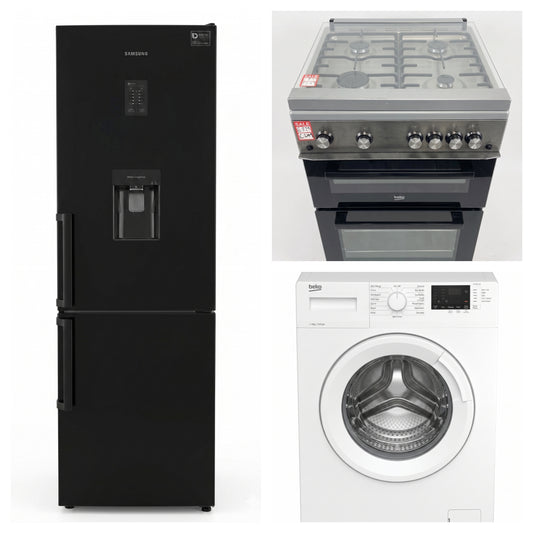 Fridge Freezer, Cooker, Washing Machine