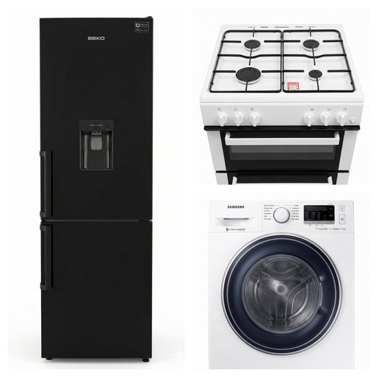 Fridge Freezer, Cooker, Washing Machine