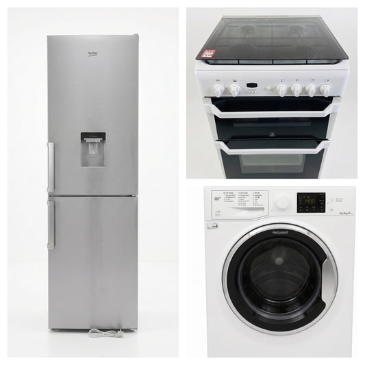 Fridge Freezer, Cooker, Washing Machine