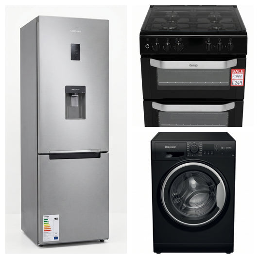 Fridge Freezer, Cooker, Washing Machine