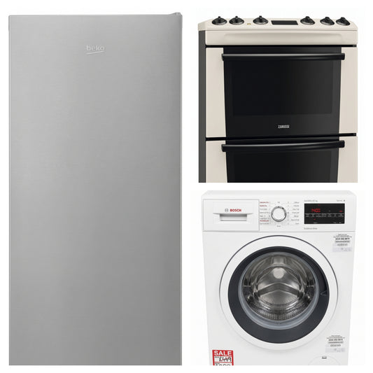 Fridge Freezer, Cooker, Washing Machine