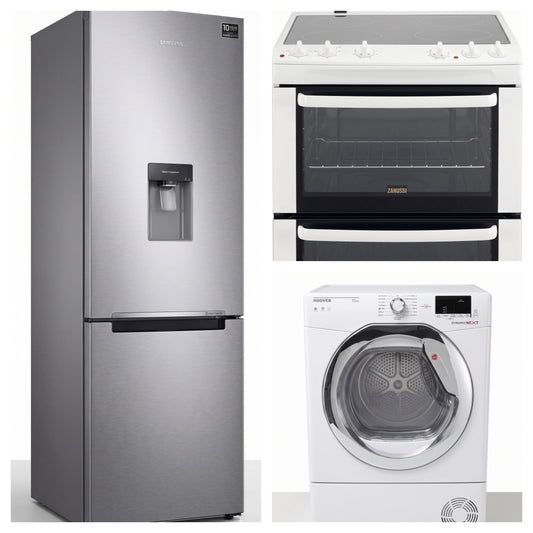 Fridge Freezer, Cooker, Washing Machine