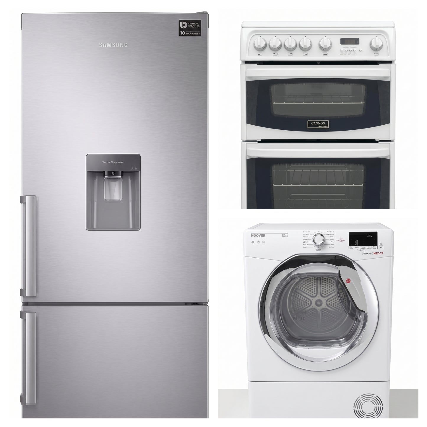 Fridge Freezer, Cooker, Washing Machine