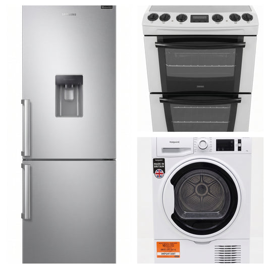 Fridge Freezer, Cooker, Washing Machine