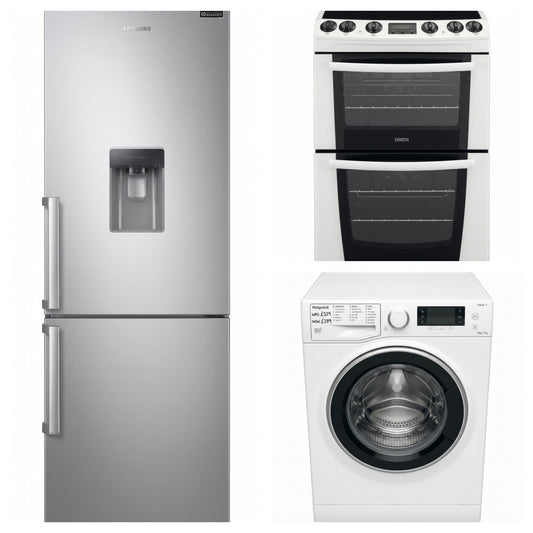 Fridge Freezer, Cooker, Washing Machine
