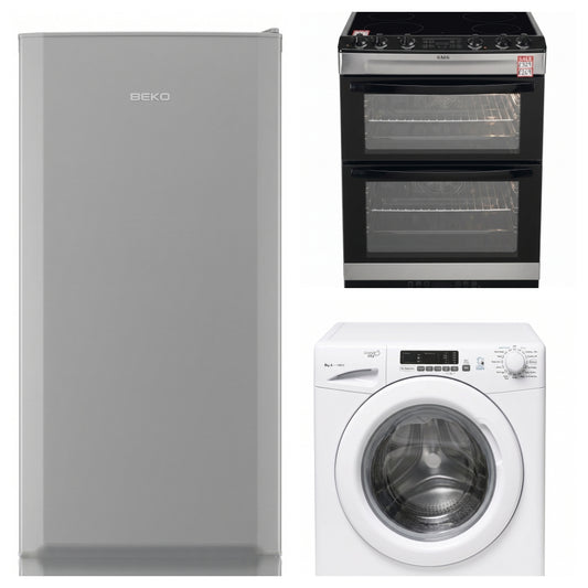 Fridge Freezer, Cooker, Washing Machine