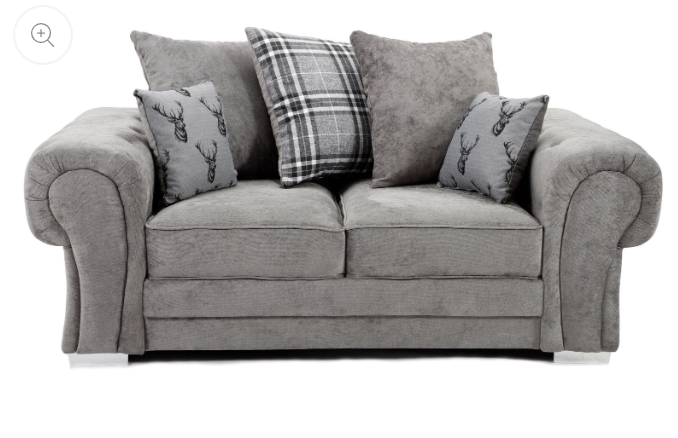 Verona Scatter Back 3+2 Seater Sofa Set Grey