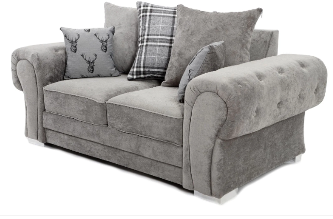 Verona Scatter Back 3+2 Seater Sofa Set Grey