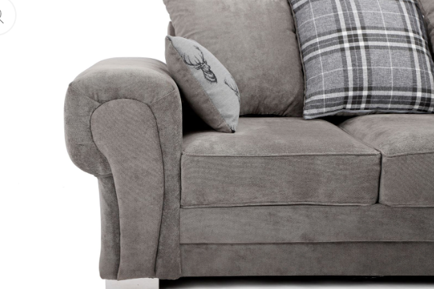 Verona Scatter Back 3+2 Seater Sofa Set Grey