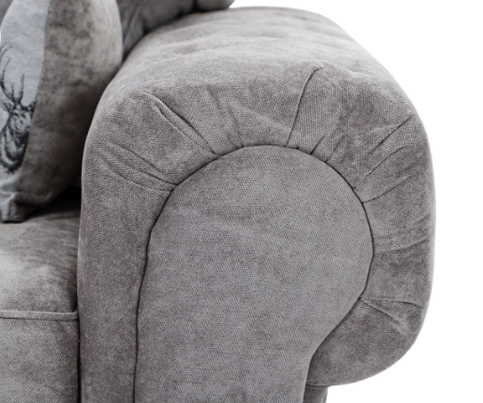 Verona Scatter Back 3+2 Seater Sofa Set Grey