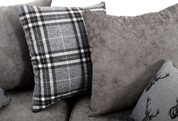 Verona Scatter Back 3+2 Seater Sofa Set Grey
