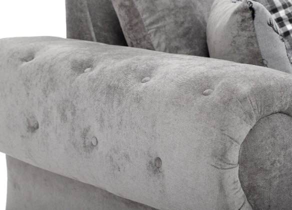 Verona Scatter Back 3+2 Seater Sofa Set Grey