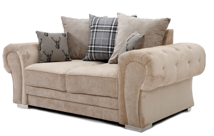 Verona Scatter Back 3+2 Seater Sofa Set Mink