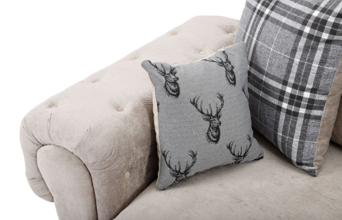 Verona Scatter Back 3+2 Seater Sofa Set Mink