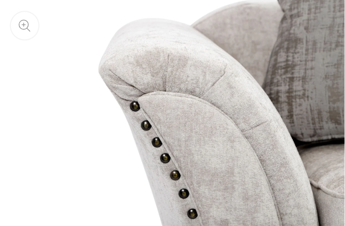 Cambridge Scatter Back 3 + 2 Seater Sofa Set Alaska Silver