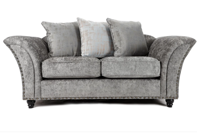Cambridge Scatter Back 3 + 2 Seater Sofa Set Alaska Platinum