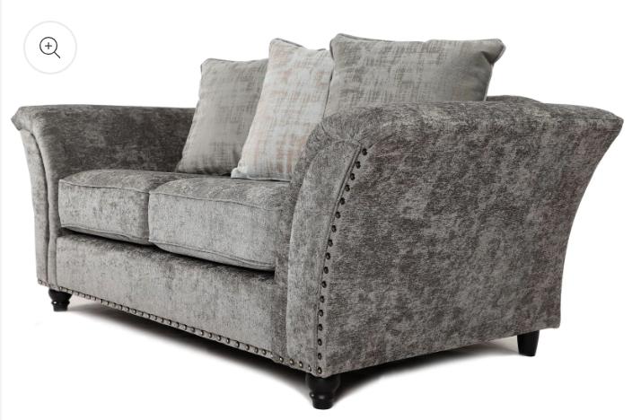 Cambridge Scatter Back 3 + 2 Seater Sofa Set Alaska Platinum