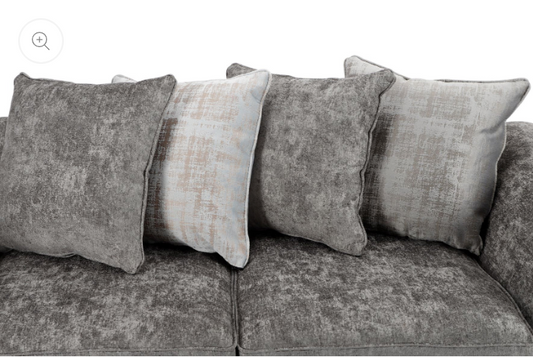 Cambridge Scatter Back 3 + 2 Seater Sofa Set Alaska Platinum
