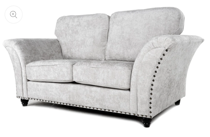 Cambridge Full Back 3 + 2 Seater Sofa Set Alaska Silver