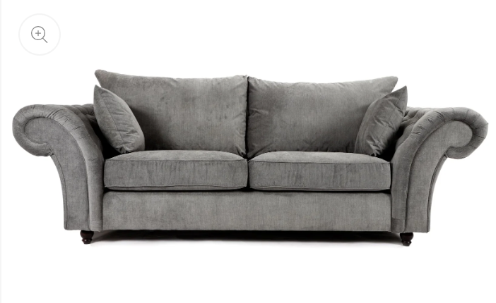 Windsor Full Back 3 + 2 Seater Sofa Grey