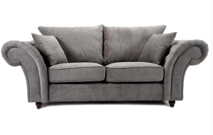 Windsor Full Back 3 + 2 Seater Sofa Grey