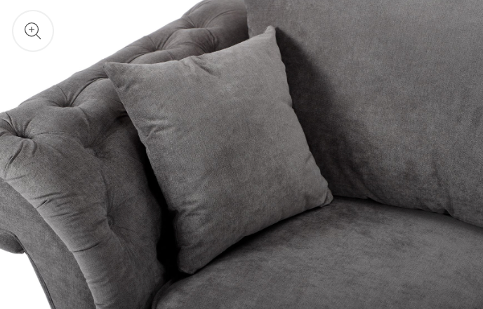 Windsor Full Back 3 + 2 Seater Sofa Grey
