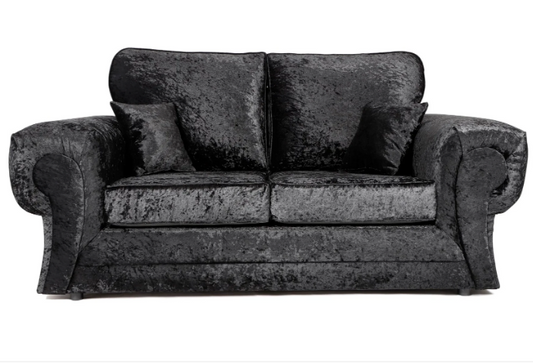 Tangent 3 + 2 Seater Sofa Set Black Shimmer