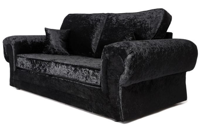 Tangent 3 + 2 Seater Sofa Set Black Shimmer
