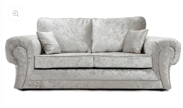 Tangent 3 + 2 Seater Sofa Shimmer Silver
