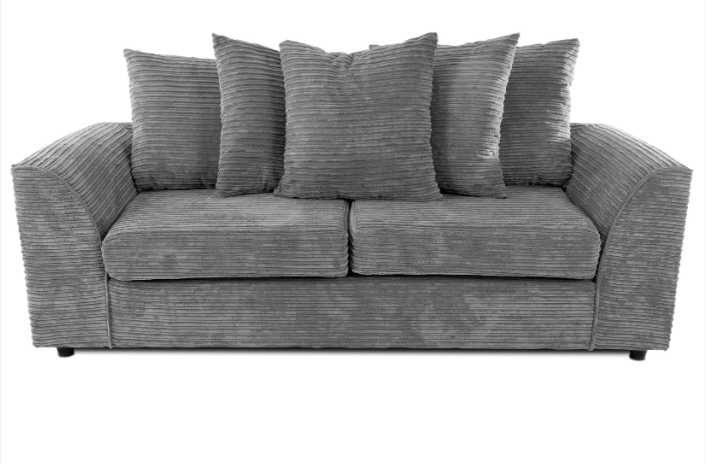 Byron 3 + 2 Seater Sofa Grey Cord