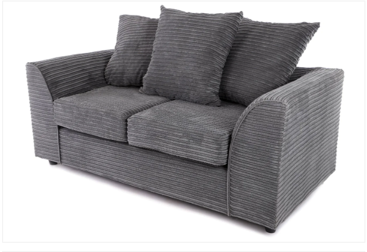 Byron 3 + 2 Seater Sofa Grey Cord