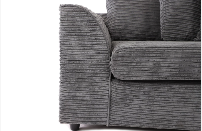 Byron 3 + 2 Seater Sofa Grey Cord